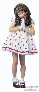 Child's Shirley Temple Halloween Costume (Size: Medium 8-10)