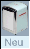 Cabanaz Retro-Servietten-Spender Ice-Blue