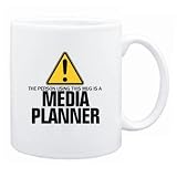 New  The Person Using This Mug Is A Media Planner  Mug Occupations