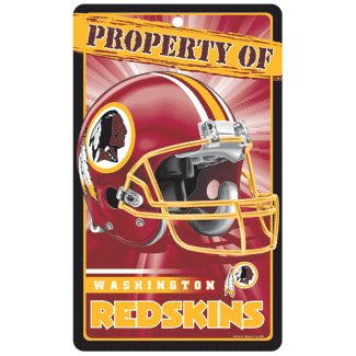 NFL Washington Redskins Champ/Prop of Sign, 7.25 x 12