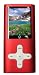 Visual Land VL-G4 2GB MP3/MP4/FM Radio/Voice Recorder/1.8" Screen/Built in Speaker (Red)