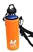 Insulated Water Bottle Carrier for Hydro Flask, Klean Kanteen - Neoprene Holder Case with Adjustable Shoulder Strap - fits 18oz, 21oz, 32oz, 40oz Bottles