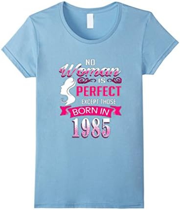 Women's Born in 1985 -31st Birthday Gifts For Her -Thanksgiving 2016 Large Baby Blue