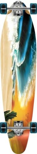 Punked Beach Kicktail Complete Longboard Longboard - 9x40
