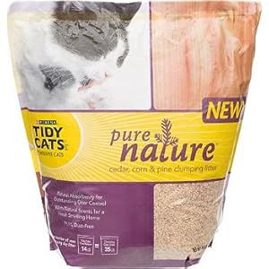 Amazon.com : Tidy Cats Pure Nature Cedar, Corn & Pine ...