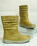Tamaris Leder Stiefel saffron / gelb