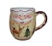 Santa Claus Hand-painted Mugs (Set of 4)