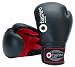 Tashiro Boxhandschuhe Competition Pro, schwarz/rot, 10 oz, 311-001-004-00019