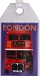 Durable Luggage Tag London Double Decker Bus
