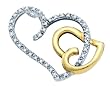 0.16CTW DIAMOND HEART PENDANT