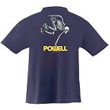 Powell Classic Skateboard Skeleton T-Shirt (Large, Navy)