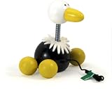 Enlarge toy image: Vilac - Drag Toy : Zaza the Ostrich French version - infant and baby development