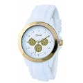 Spirit Ladies White Rubber Strap Watch ASPL36