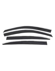 Automotive Parts and Accessories: Auto Ventshade 794017 The Original Ventvisor Low-Profile Window Deflector with Chrome Trim - 4 Piece - Auto Ventshade