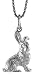 Sterling Silver 11/16" (18mm) Tall Chinese Zodiac Pendant for Year of the RABBIT