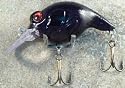 JLVLures Shallow Crankbait Black : Diver Lures JLV Freshwater Smallmouth Steelhead Pike Salmon Trout Perch Whiper Mid Depth Walleye Casting Bass Hook Treble Bronze Boat Dock Brook Bay Little Stump River Trolling Weed Surface Topwater Shad
