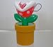 Nintendo Super Mario Galaxy Light up Cell Strap Keychain Figure Piranha Plant