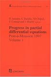 Progress in Partial Differential Equations: Pont-A-Mousson 1997, Volume 384