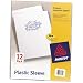 Thumb Notched Poly Plastic Sleeves, Letter Size, Clear, 12/Pack (AVEPO11NCR) Category: Poly Filing