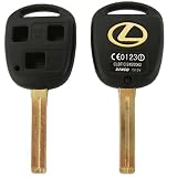 New Uncut 3 buttons 37mm Blade Key Case Shell For Lexus RX300 RX350 RX400H No Chips Inside