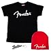 Fender Essential Apparel Kit - Includes Fender T-Shirt, Fender Beanie & Fender Key Chain