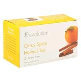 Revolution Tea Citrus Spice Herbal Tea, Caffeine Free, 16-Count Teabags (Pack of 6)