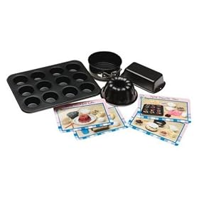 Children's Non-Stick Bakeware 4 Pc. Gift Set *Perfect Gift Idea* by Bella Bistro