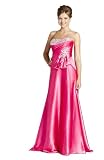 Blush 9234, Shimmering A-line dress with strapless glittering bodice