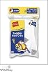 4 PACK Hanes Boys Toddler NON-SKID White Crew Socks - Hanes Style 32/4