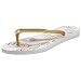 Havaianas Women's Slim Peacock Flip Flop,White,39/40 BR/9-10 M US