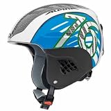 ALPINA Kinder Skihelm carat, silber-blau, 48-52, A 9035124