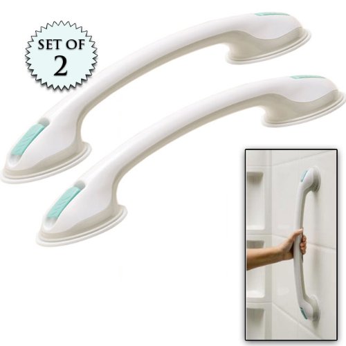 Safe-er- Grip Bath & shower Handle, 17-Inches (Set of 2) Branded Trademark Item # 10255 keeps Kids and Seniors Safe!