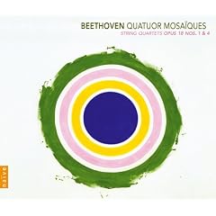 Beethoven: String Quartets Opus 18 Nos 1 & 4 /Quatuor Mosaiques