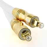 XO 2m Ultra High Resolution Professional Digital Optical TOSlink Cable - 24k Gold Casing - Compatible with PS3,Sky HD, HDtvs, Blu-rays, AV Amps for best Digital Surround Sounddi XO