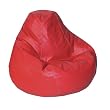 Dark Red Adult Lifestyle Bean Bag By Elite Furniture