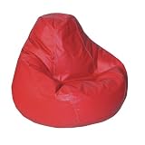 Dark Red Adult Lifestyle Bean Bag By Elite Furniture