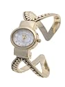 Geneva Platinum Gold Split Cuff Bangle Watch&nbsp;