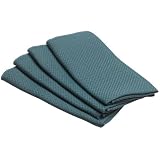 Bardwil Cobblestone 17-inch By 17-inch Set of 4 Napkins, Steel Blue by 