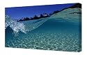 Surf Art Canvas print-Reflective Tropical ripples