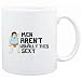 Mug White " Men aren't usually this sexy " Adjetives
