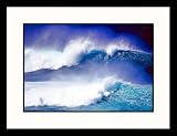 Great American Picture IS603828 Hawaii Waves Framed Photograph
