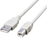 ELECOM USB2.0�X�C���O�P�[�u�� 1.5m �x�[�W�� USB2-S15