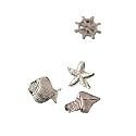 Shiraleah Assorted Marine Napkin Ring, Set of 4