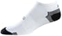 New Balance Unisex Marathon Trainer Left/Right Technology No Show Single Pair Sock, White, Medium