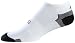 New Balance Unisex Marathon Trainer Left/Right Technology No Show Single Pair Sock, White, Medium