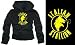 Coole Fun T-Shirts ITALIAN STALLION Kapuzensweatshirt, schwarz/gelb, Grösse: XL
