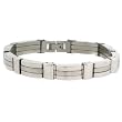 Bracelet Stainless Steel Links Polished 8.5" SALE by Bucasi