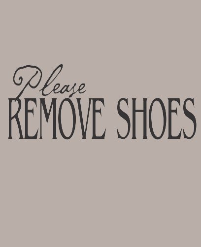 Image #1 of Please remove shoes - Wall decal