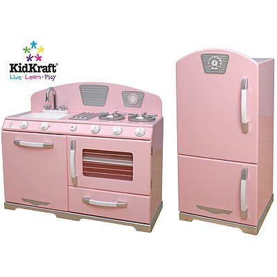 Kidkraft Retro Play Kitchen on Buy Kidkraft Pink Retro 2 Piece Kitchen Set