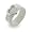 Eve's Addiction Sterling Silver Mesh Heart Ring, 5